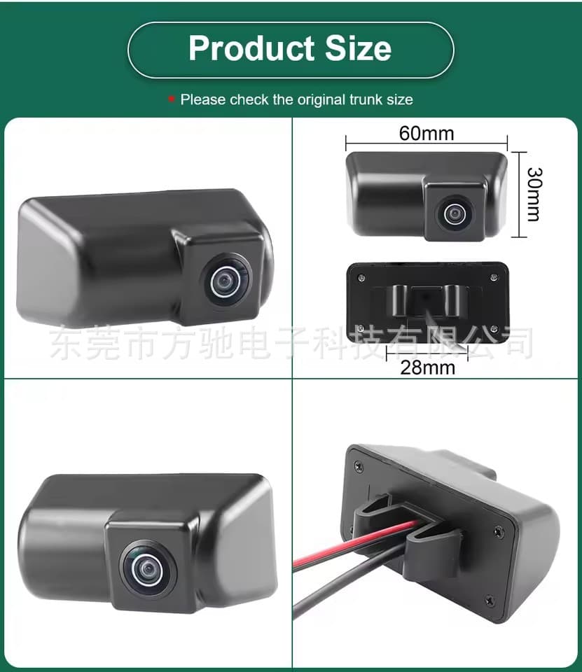 Vehicle-Specific License Plate Light, Hyundai Car Rear View Camera, Volkswagen AHD 1080P Reverse High-Definition Night Vision