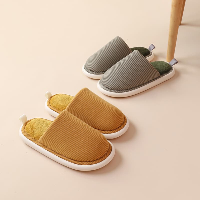 Women's Autumn/Winter Couples "Cloud-Like" Floor Plush Slippers for Men, Home Use Stain-Resistant Non-Slip Factory Wholesale