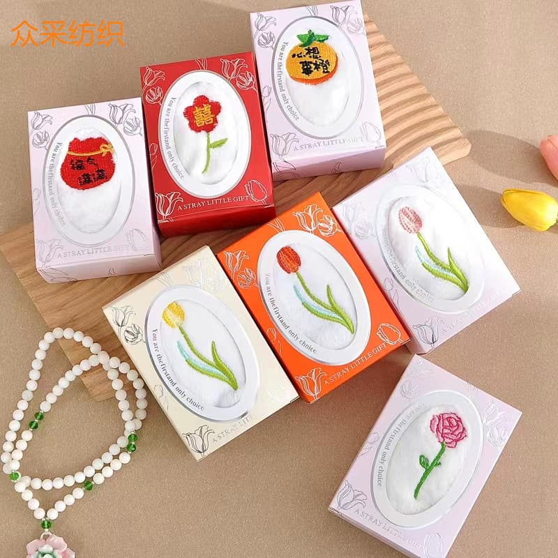 Wedding Towel Tulip Towel Handkerchief Gift Wedding Return Gift Towel Baby Full Moon Kindergarten