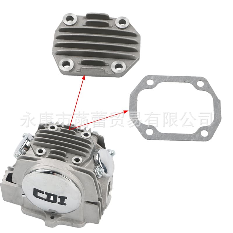 Dirt Bike Engine Parts Cylinder Head Assembly Horizontal 125 Cylinder Head Assembly