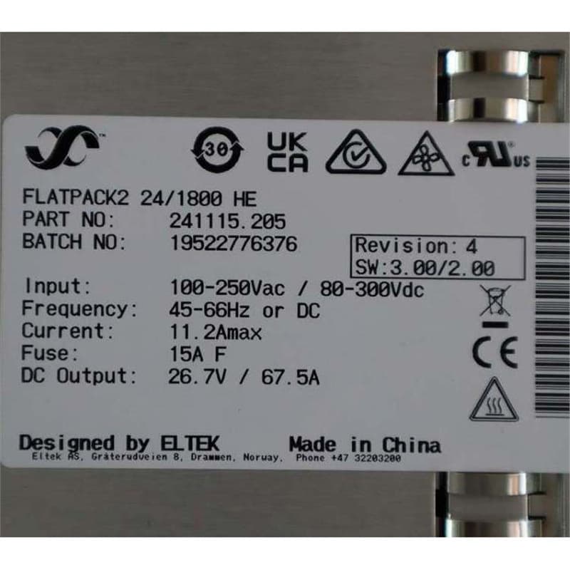 Yida FLATPACK2 482000 Communication Power Supply Rectifier Module 241115.205 Wholesale and Retail
