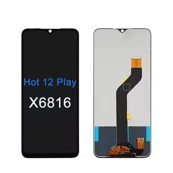 For Tecno Infinix Hot12 Play Screen Assembly X6816 X6816C LCD Display Screen
