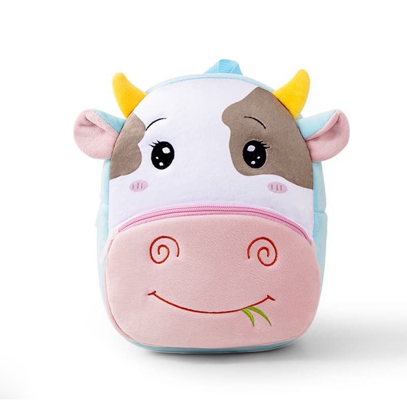Hot-selling Cartoon Animal Kids Backpack, Wholesale Source, Double-Shoulder Bag for Kindergarten, Plush Backpack, Children's Bag in Stock