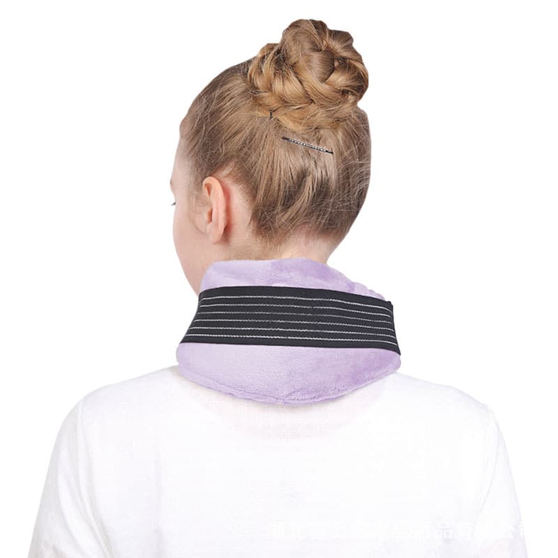 Multifunctional heat therapy neck protector relieves shoulder and neck pain cervical discomfort customizable microwave heating therapy