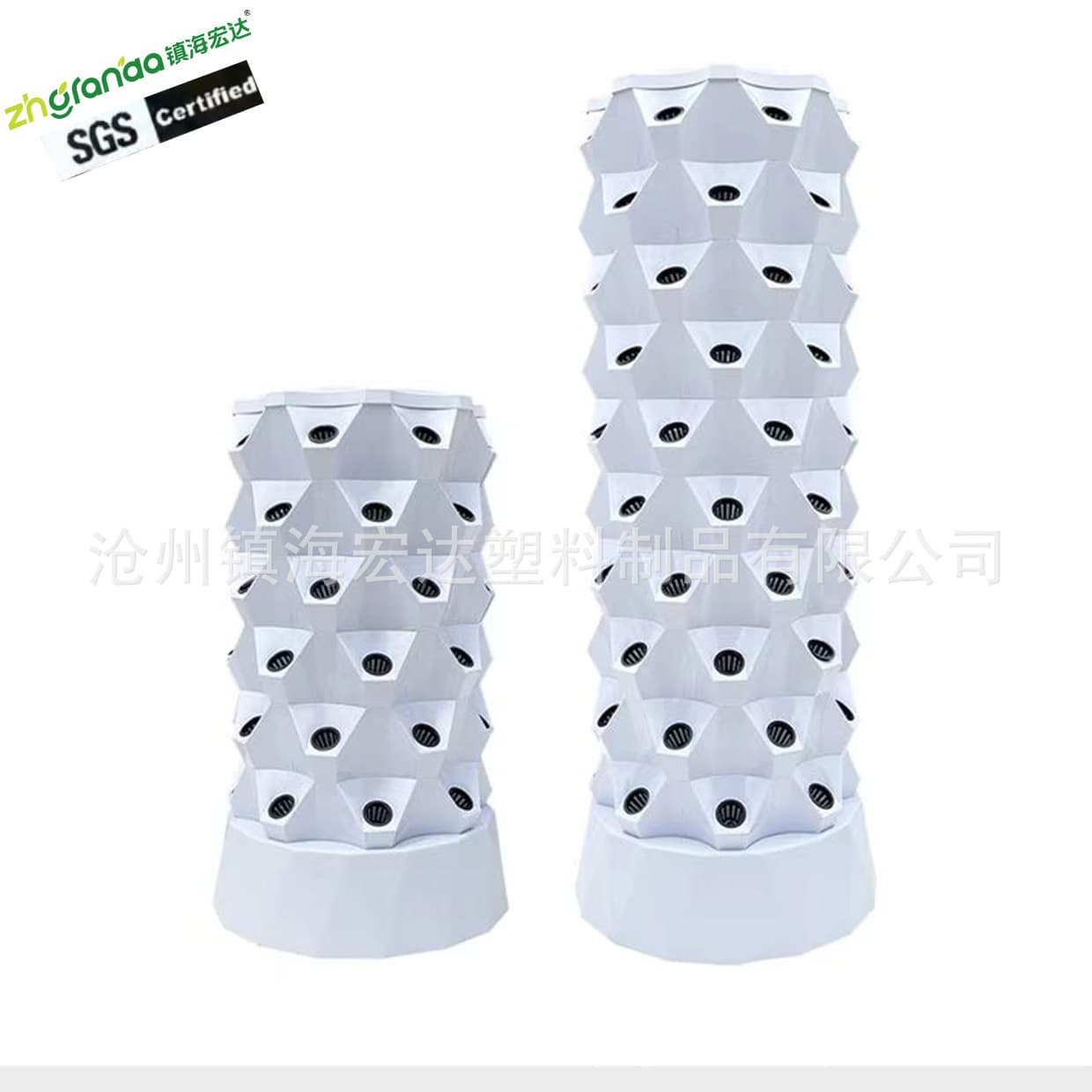 Soilless Hydroponic System for Greenhouse, Vertical Balcony Vegetable Planting, Aeroponic Tower, Pineapple Planting Garden Tower