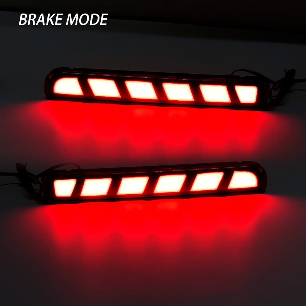 YCL cross-border application for Toyota WIGO AGYA modified rear bumper light rear surround reflector driving brake dual function