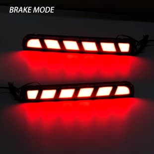 YCL Cross-border For Toyota WIGO AGYA Modified Rear Bumper Light Rear Bumper Reflector with Running and Brake Dual Function