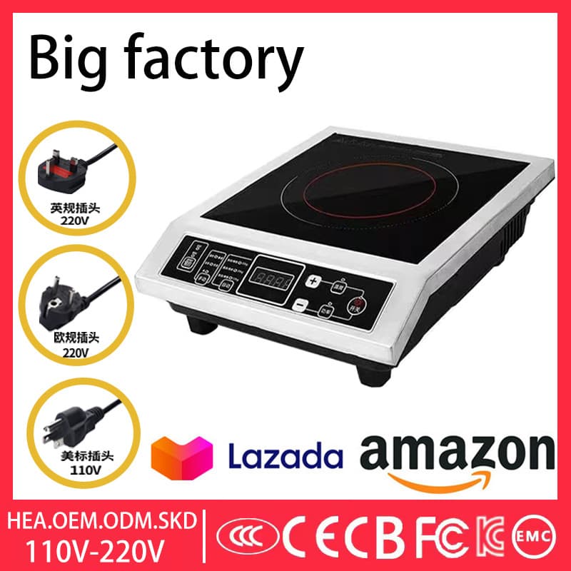 Foreign Trade Cross-border Induction Cooker Home Model New High Power Commercial Manufacturer Blast Stove American 110V English Version Export