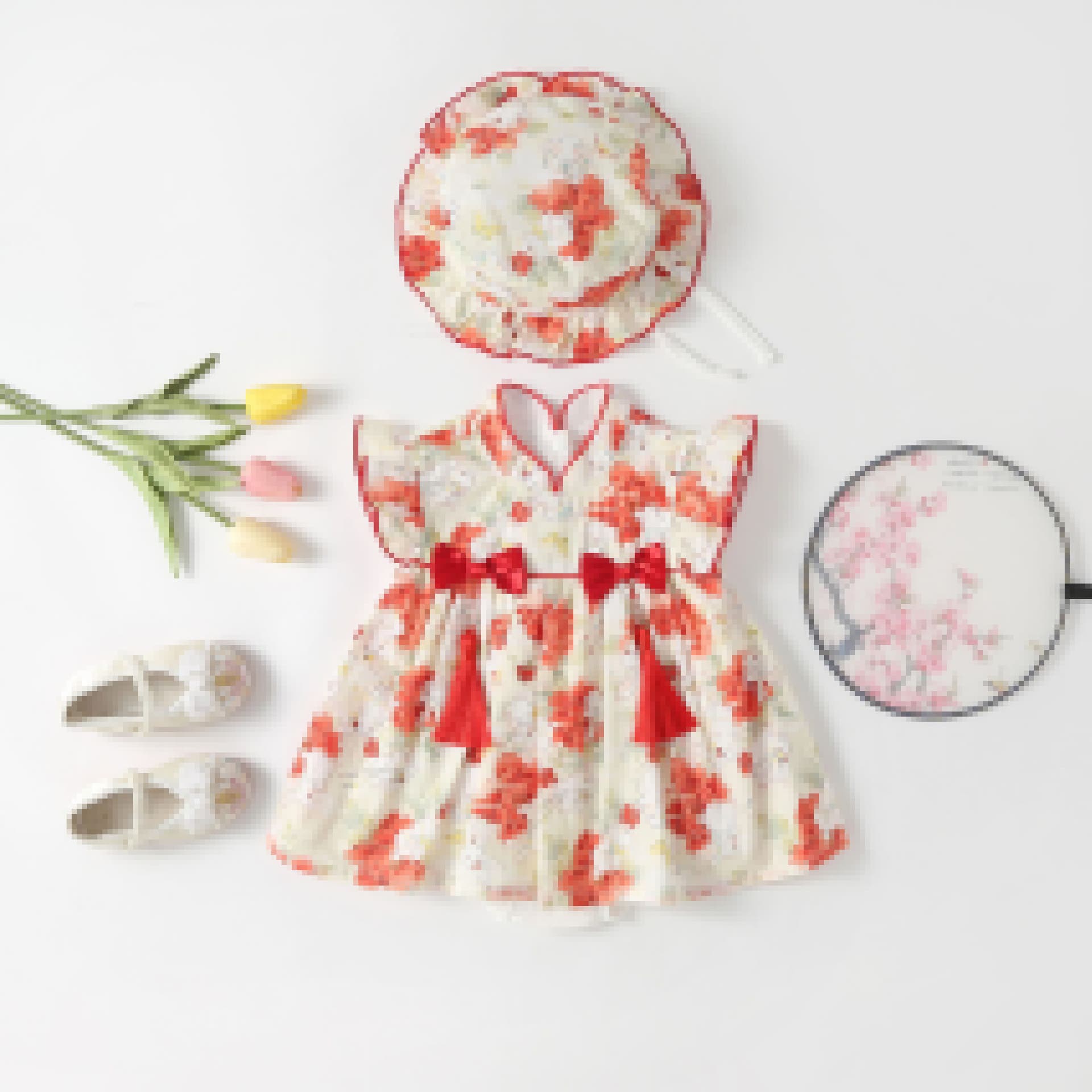 Baby Summer Clothes Newborn Chinese Style Girls Romper 100 Days Bodysuit Thin Summer Onesie