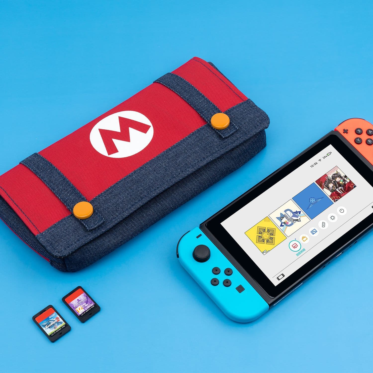 Super Mario Switch Carrying Case NS Game Console Case Creative Soft Case Youhe Digital