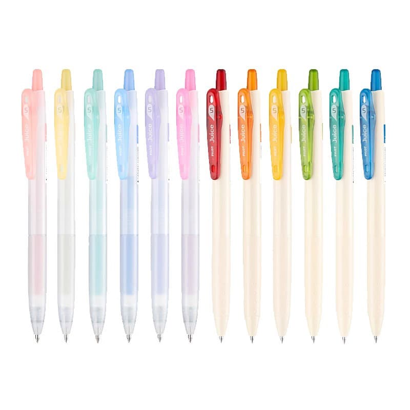 Japan PILOT Juice Gel Pen Limited Edition Classic Pastel Colors Jelly Pen 0.5mm Colored Gel Ink Pen