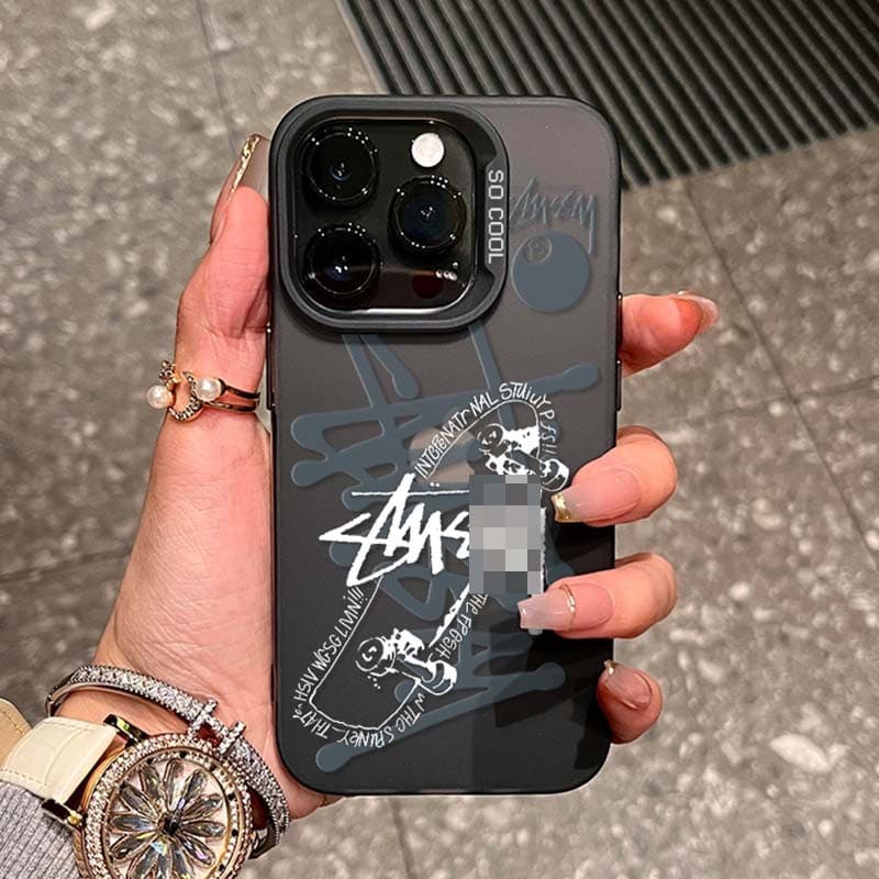 New trendy skateboard iPhone 16 Pro Max case, iPhone 15, fits 17 Pro Max cool dice design