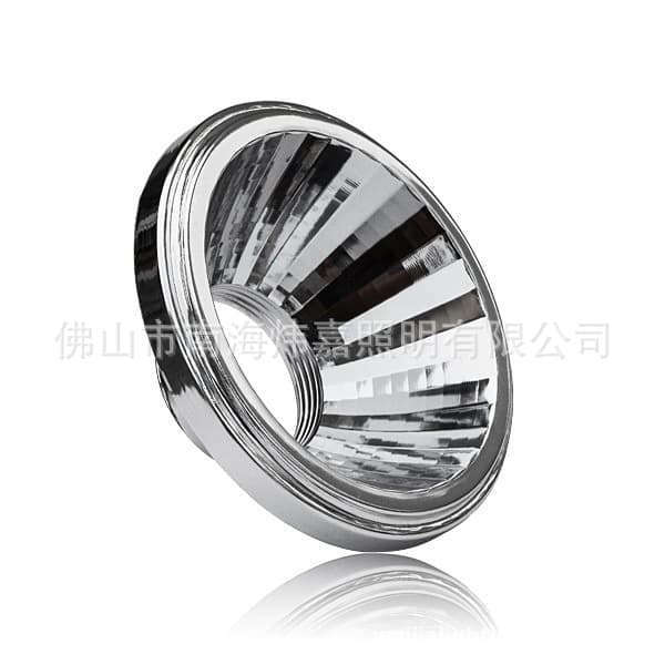 Mass production of LED optical reflectors, AR111 aluminum lamp cups, spun reflectors, COB optical lamp cups.