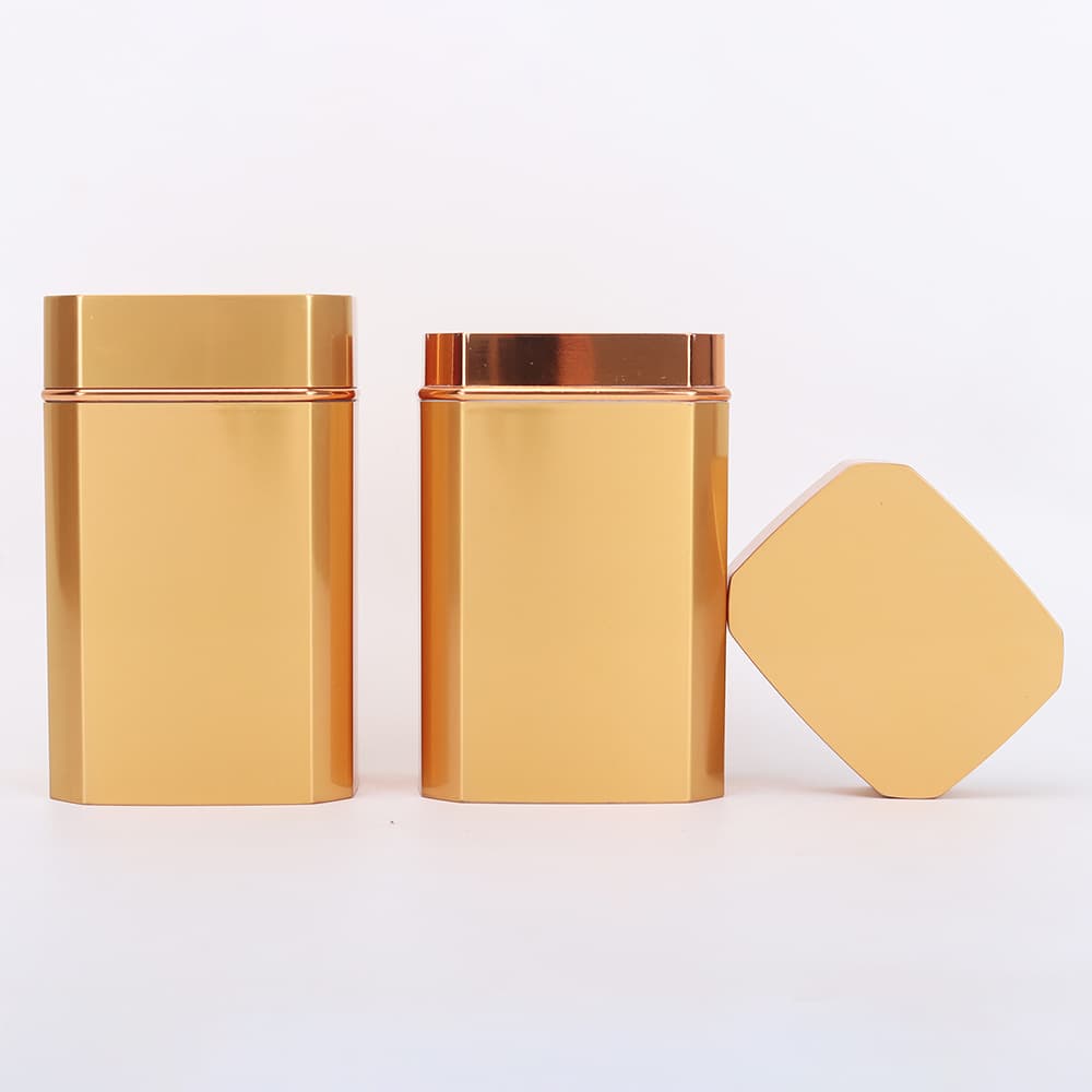 Plastic sealed moisture-proof tea can packaging green tea black tea white tea loose tea general high-end tea can empty can wholesale