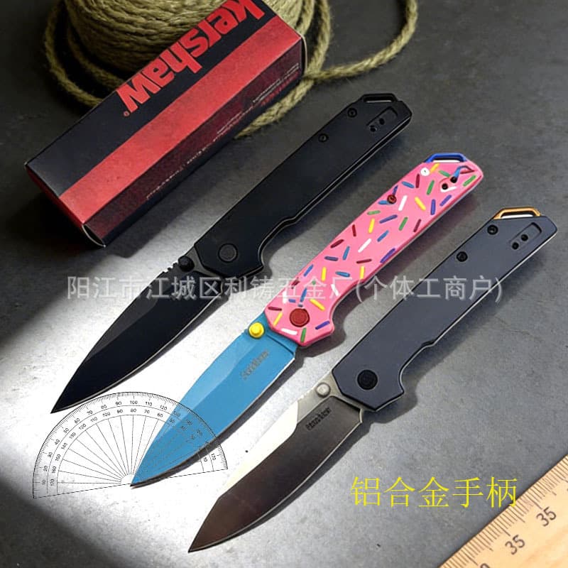 High-quality Kaxiu 2038 folding knife aluminum alloy handle high hardness portable outdoor pocket knife sharp and multi-functional
