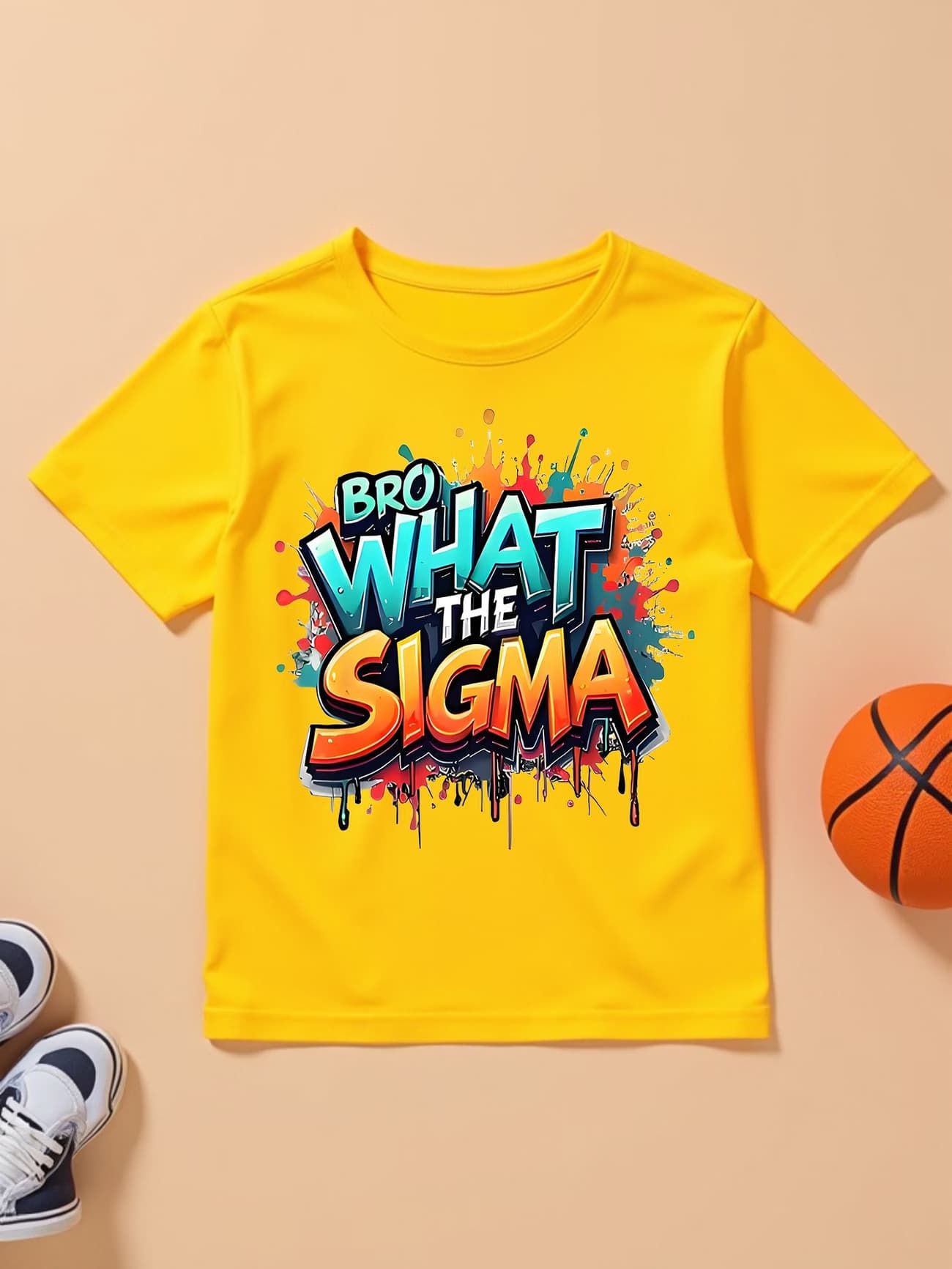 2026 New Style Printed Kids Clothing Summer Cotton Breathable Children's Tops for Older Kids