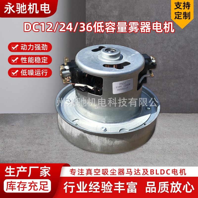 DC Motor Vacuum Motor Brushless DC12/24/36/Fog Vacuum Cleaner Electric High-Speed Variable Frequency Silent