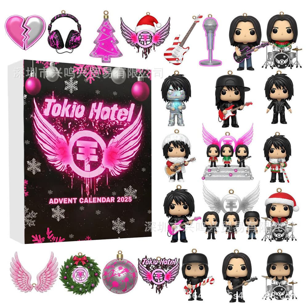 Tokio Hotel Advent Calendar 2026 Tokyo Hotel Theme Acrylic 24 Pendant Blind Box