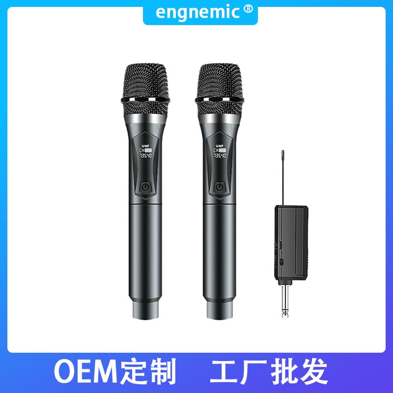 Cross-border 2.4G Wireless Microphone for Home Karaoke, Stage Audio, KTV, High Volume Professional Handheld Wireless Mic