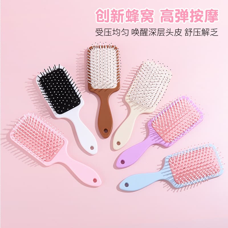 New Women's Home Large Cushion Hairbrush Volumizing Styling Air Cushion Comb Scalp Massage Detangling Hairbrush