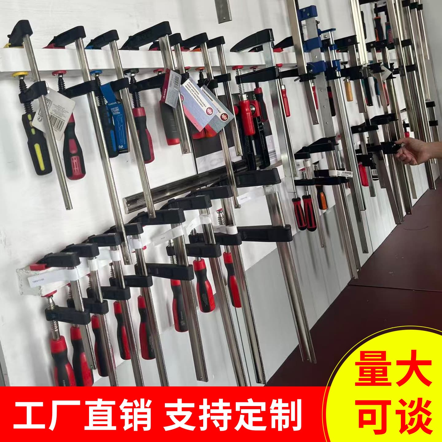 Tongchen Woodworking Clamp Quick Clamp Drawer Installation Tool Woodworking Clamp Industrial F-Clamp C-Type Fixer