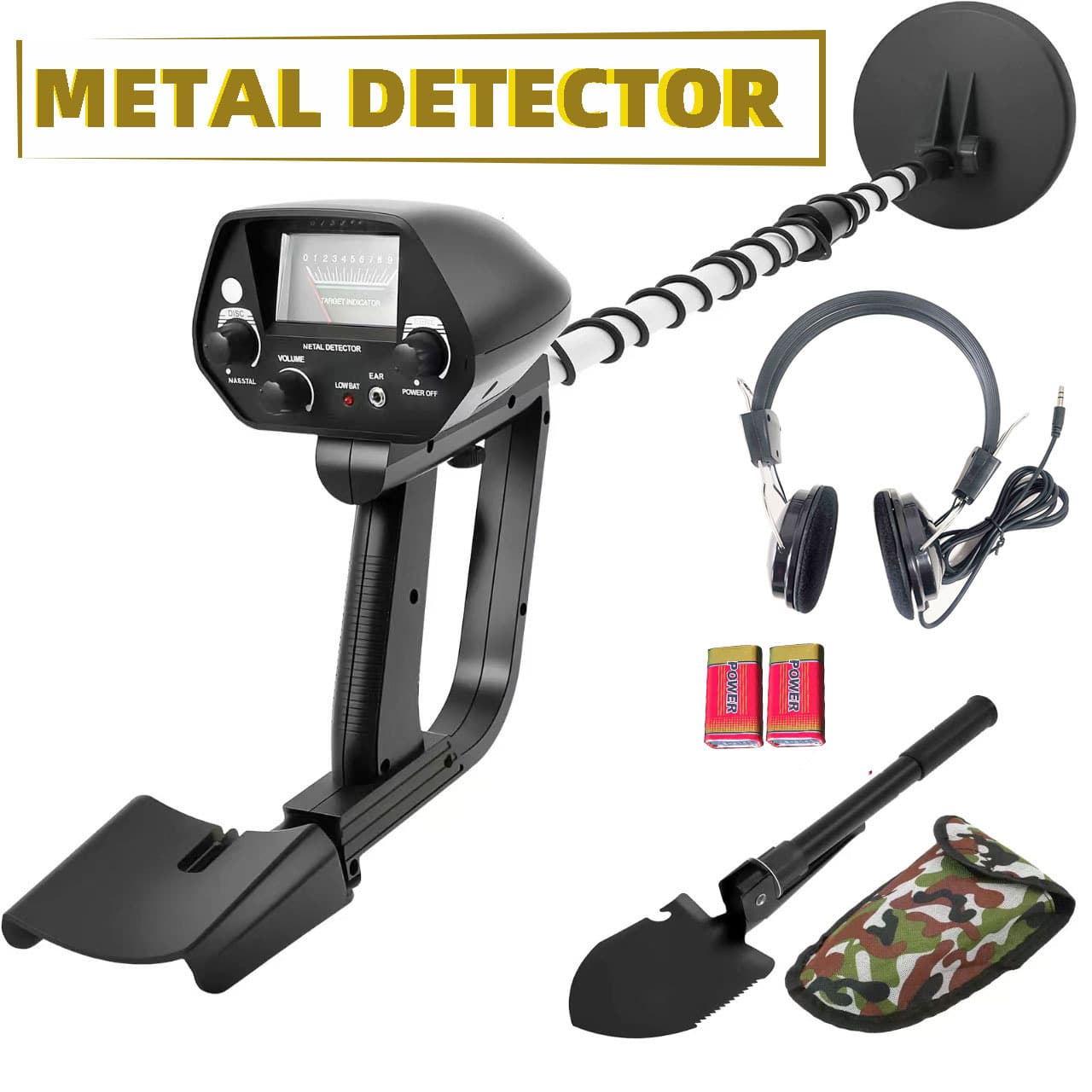 Metal Detector MD-4030 Cross-Border Best Seller Archaeological Treasure Hunter Gold Copper Underground Metal Detector