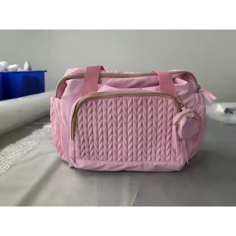 Amazon New Diaper Bag Tote Large Capacity Travel Diaper Bag Maternity Hospital Bag with Pacifier Case