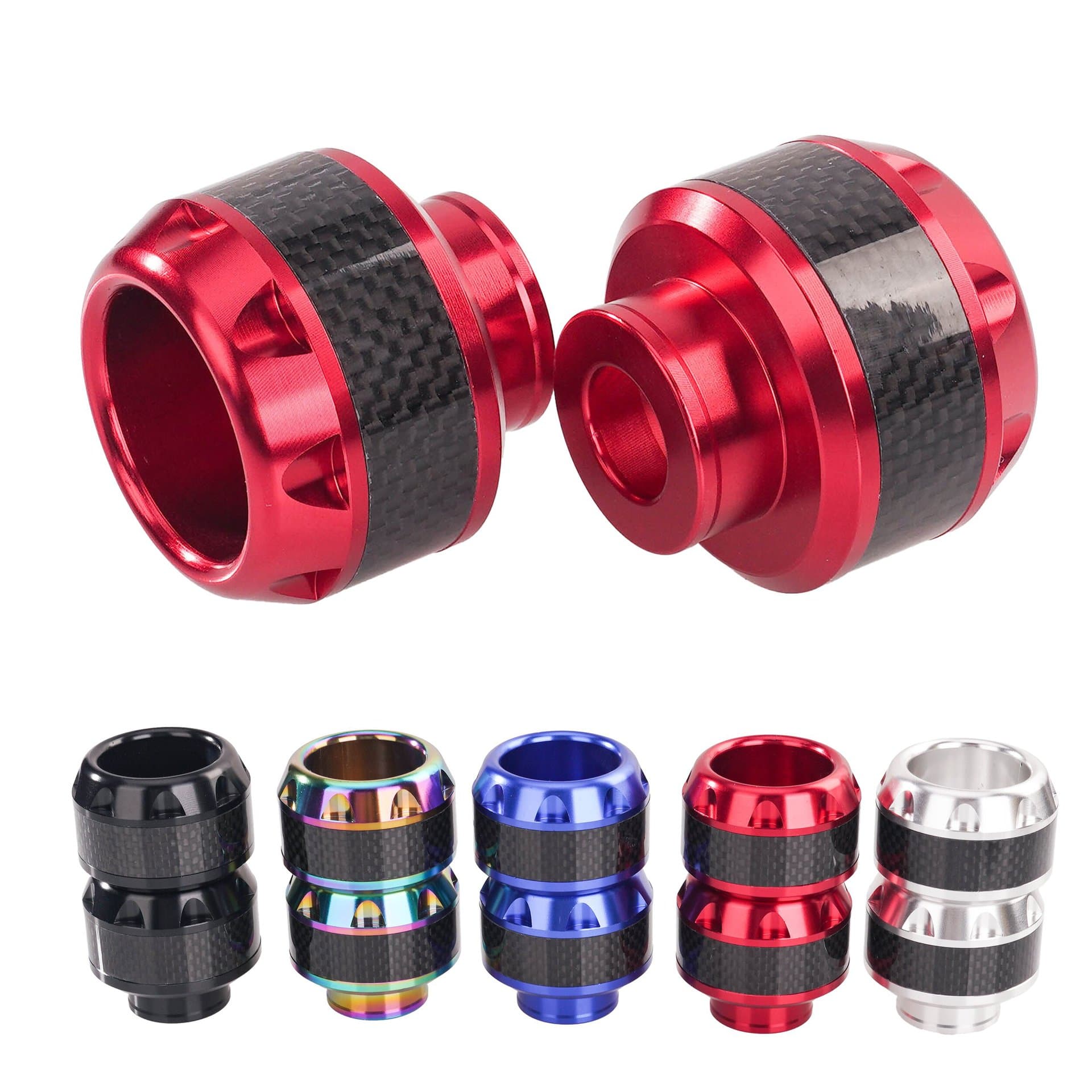 Motorcycle Front Fork Cups, Dirt Bike Colored Crash Cups, Aluminum Alloy Shock Absorber Custom Cups