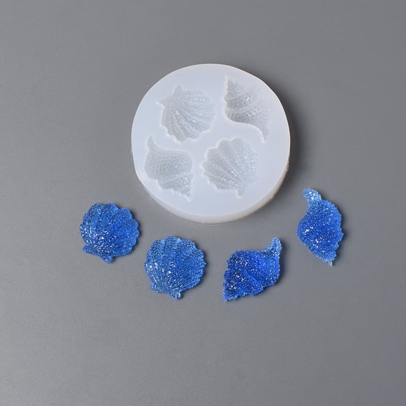 Seashell Conch Ocean Chocolate Mold Silicone Mold Seashell Conch Mold Clay Mold Baking Fondant Cake Mold