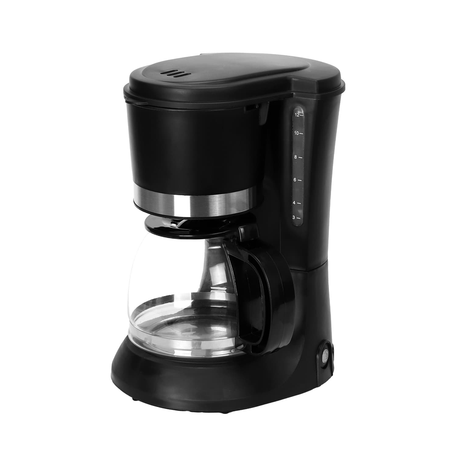 Coffee Maker 1.2L 900W Cross-Border Household US/EU Standard Drip Glass Carafe Electric Drip Coffee Machine Wholesale