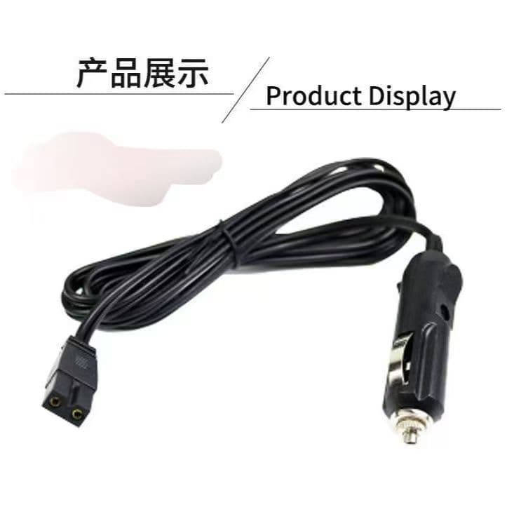 Car Refrigerator Power Cord for Car/Truck Cooler Warmer Plug 12/24V Cigarette Lighter Connection Cable Universal
