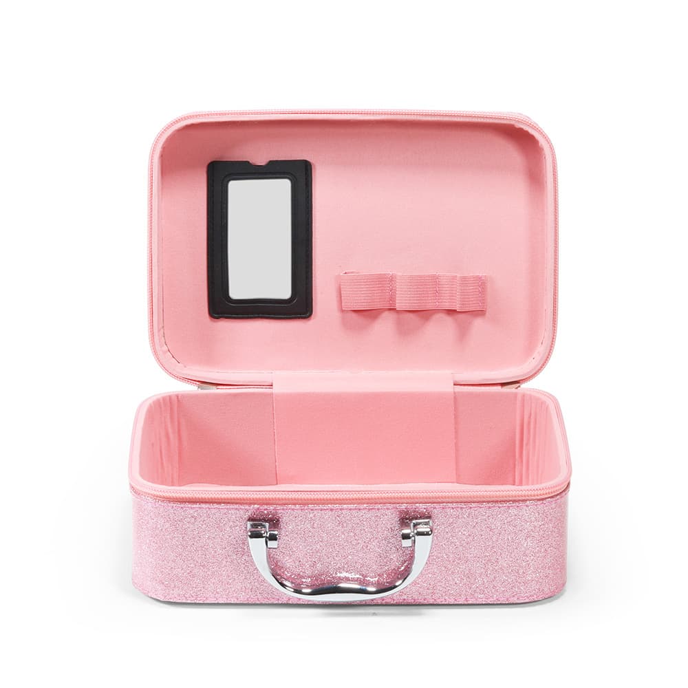 New Fashion Cosmetic Bag Crossbody Handbag Makeup Organizer Portable Large Capacity Cosmetic Case with Mirror