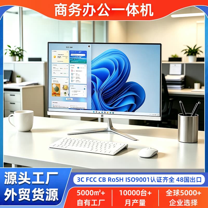 Foreign trade all-in-one computer 24-inch i5i7 home office game 22-inch screen cross-border all-in-one computer