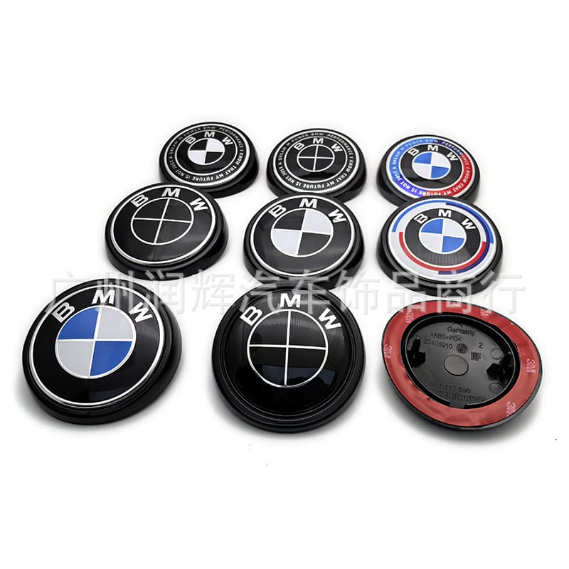 For Old BMW X3 X5 Rear Emblem E70 Rear Tailgate Badge Cover Black 51147157696