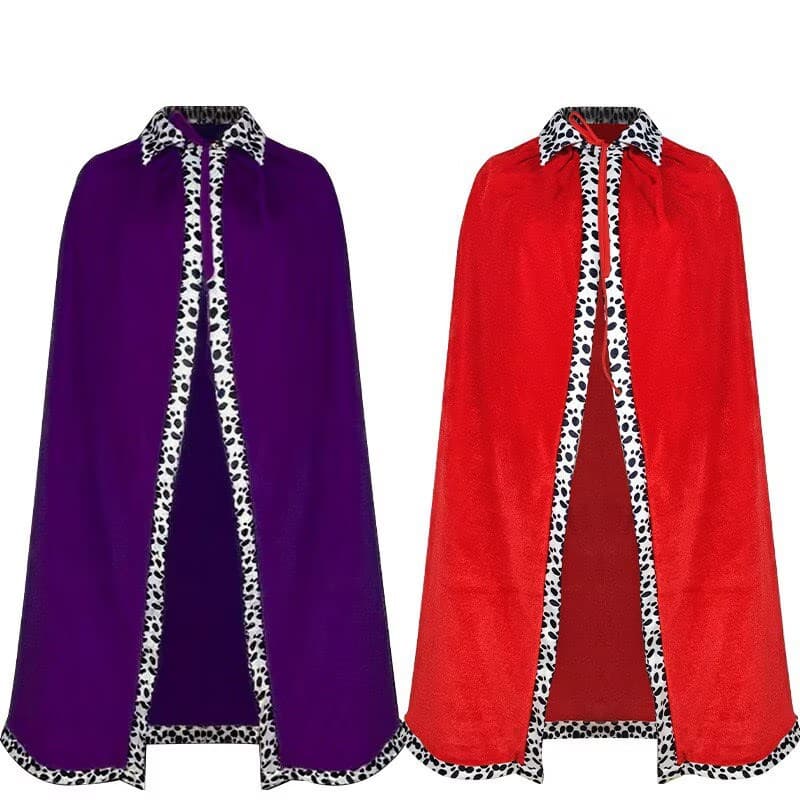Halloween cloak children adult king prince parent-child game party performance Christmas cloak multi-color cloak