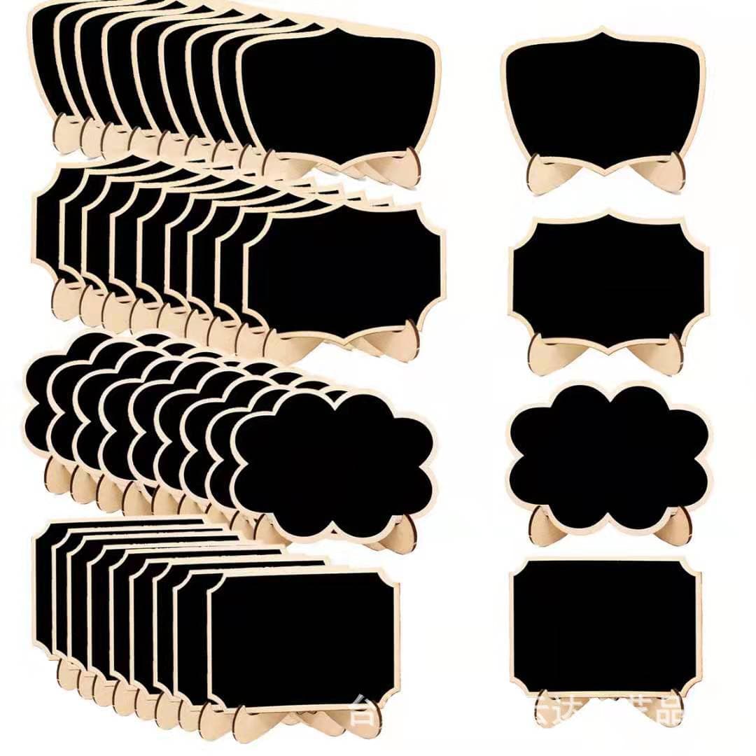 Creative mini blackboard ornaments for kids, drawing boards, home decorations, writing boards, and standing message boards.