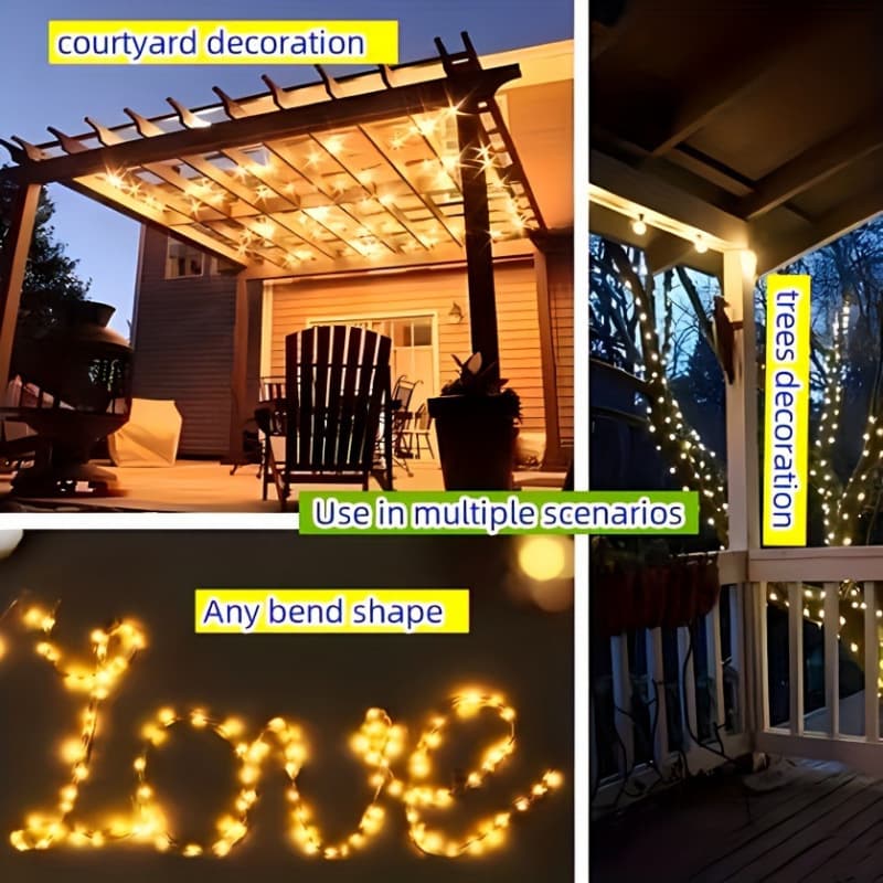 2026 New Cross-border Drop Shipping Outdoor Solar Garden Decoration LED Lights
