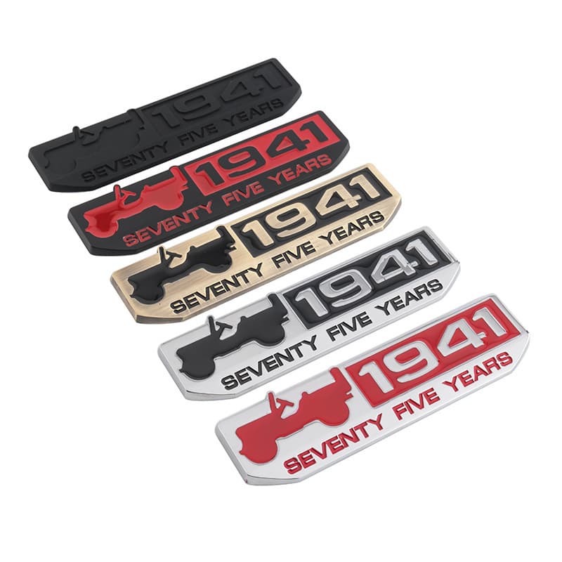 JEEP Anniversary Badge Decal for Compass, Patriot, Grand Cherokee, Jeep 1941 Car Sticker Body Decal