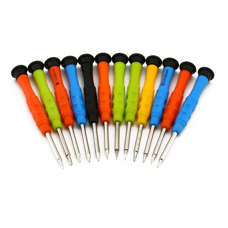Small Colorful Screwdriver Set: T2 T5 TORX, Star, P2, Apple iPhone P5 Apple Screwdriver