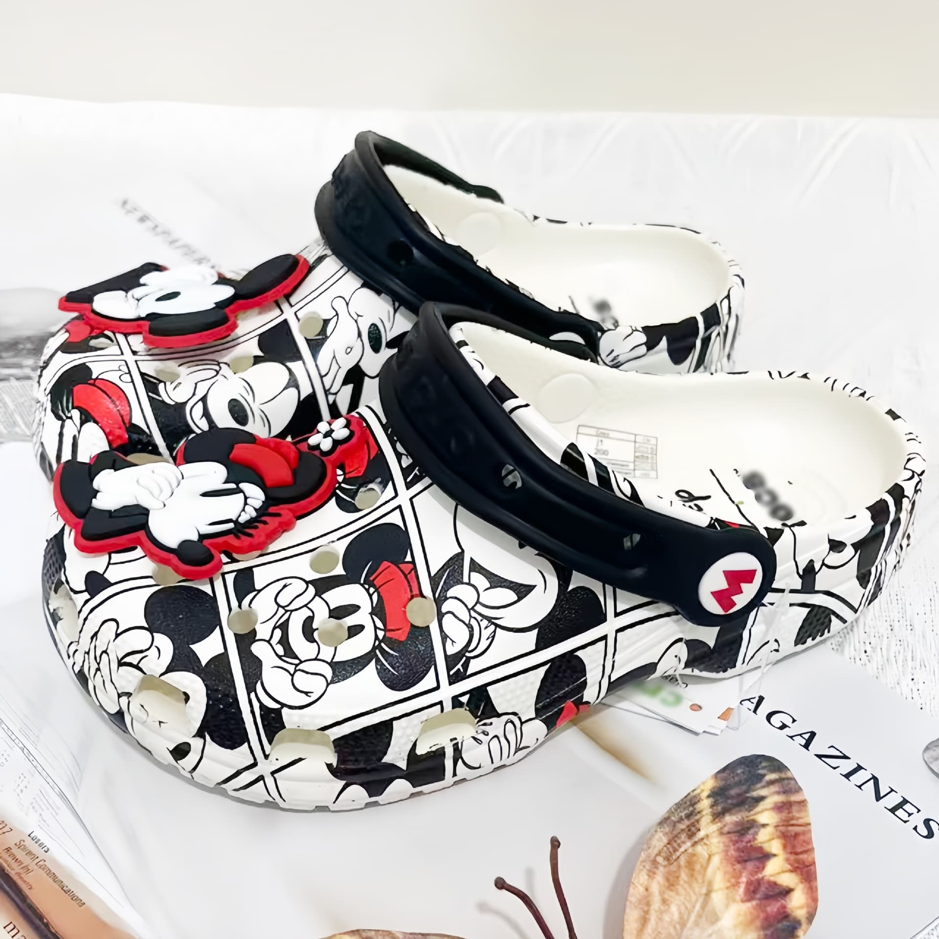 New Mickey Mouse Kids Clog Sandals Summer Boys Girls Toddler Breathable Anti-Slip Soft Sole Casual Shoes Factory Wholesale