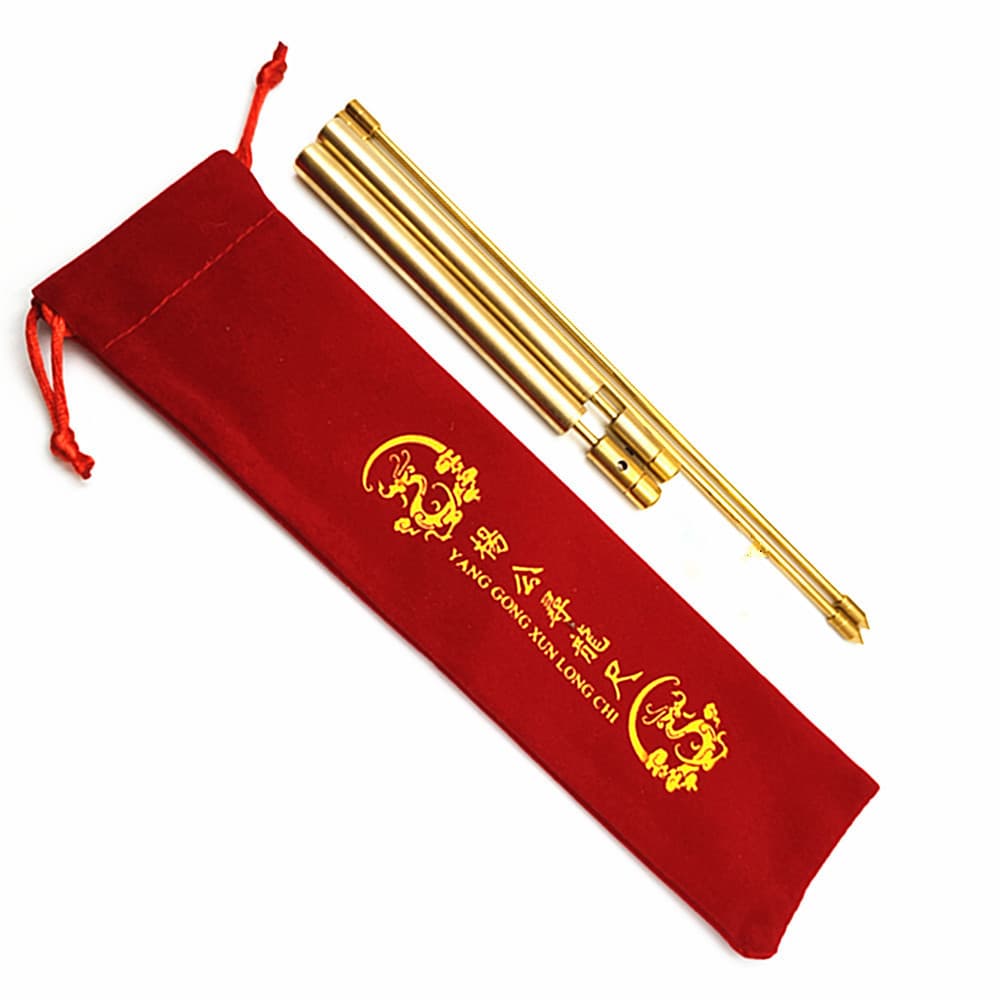 Brass Dragon Finder Yang Gong Dragon Finder Feng Shui Craft Geomancy Tool Detection Rod Dragon Spotting Acupoint