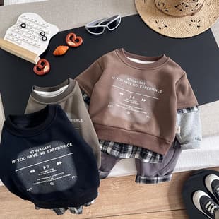 Boys Autumn Clothing Set 2026 New Baby Spring Autumn Hoodie Long Sleeve Two-Piece Kids Casual Clothes Toddler