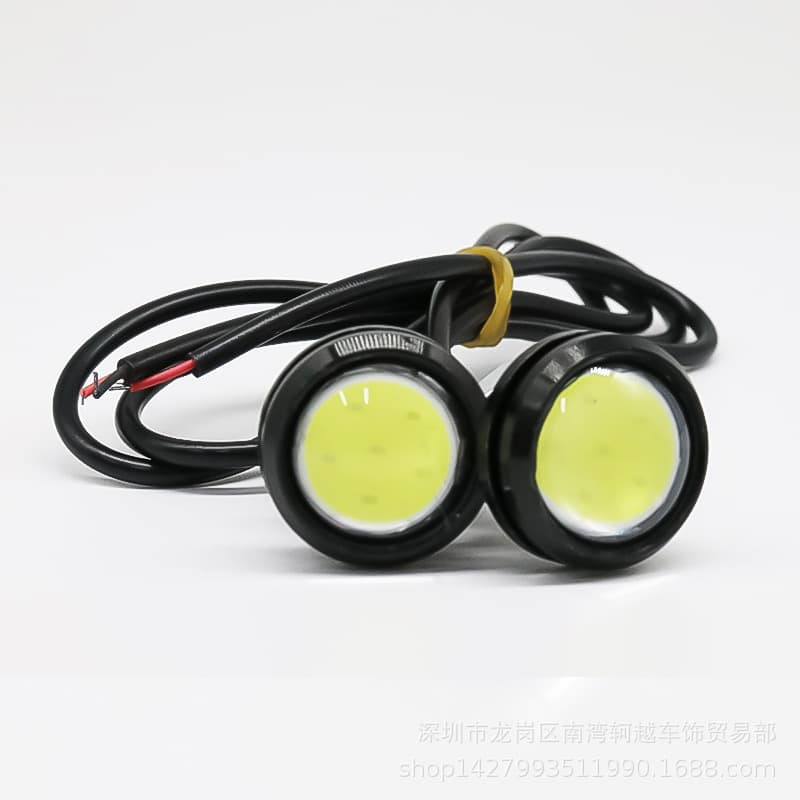 Factory Direct Car LED 23MM Eagle Eye Light Rogue Light Screw Reverse Light Motorcycle Modified Light License Plate Light