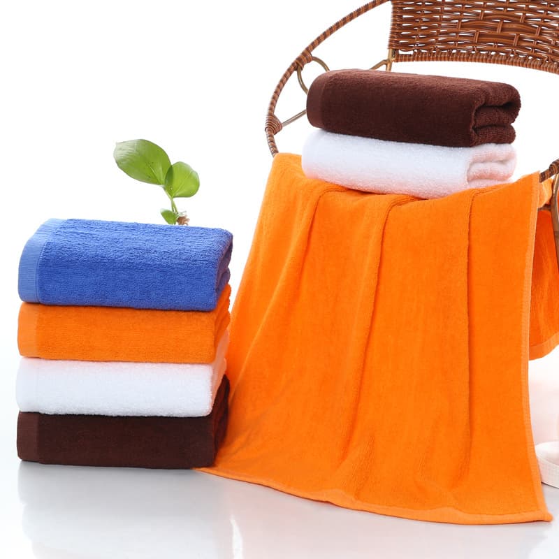 Gaoyang Manufacturer Wholesale Pure Cotton Bath Towel 50*80cm Hotel Sauna Steam Bench Towel Bath Mat Customizable