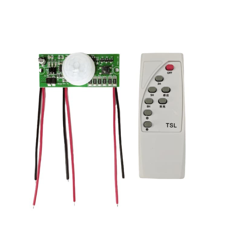 Pre-soldered Remote Control Infrared Human Body Induction Solar Light Circuit Board 3.2V 3.7V Solar Street Light Control Board