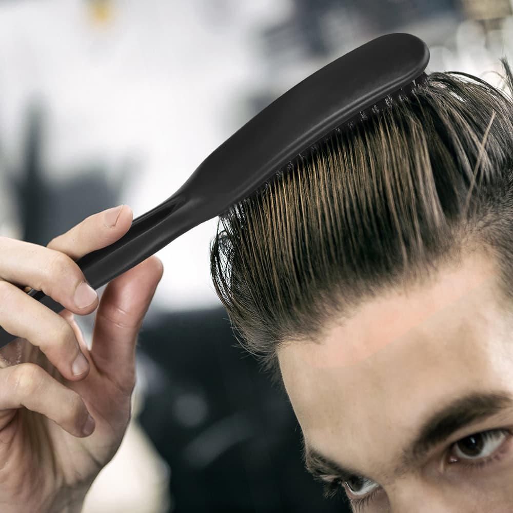 Cross-border Plastic Four-Row Texturizing Comb for Hair Styling, Volumizing Pick Comb, Pointed Tail Comb with Boar Bristles, Plastic Updo Hair Comb for Evening Styles