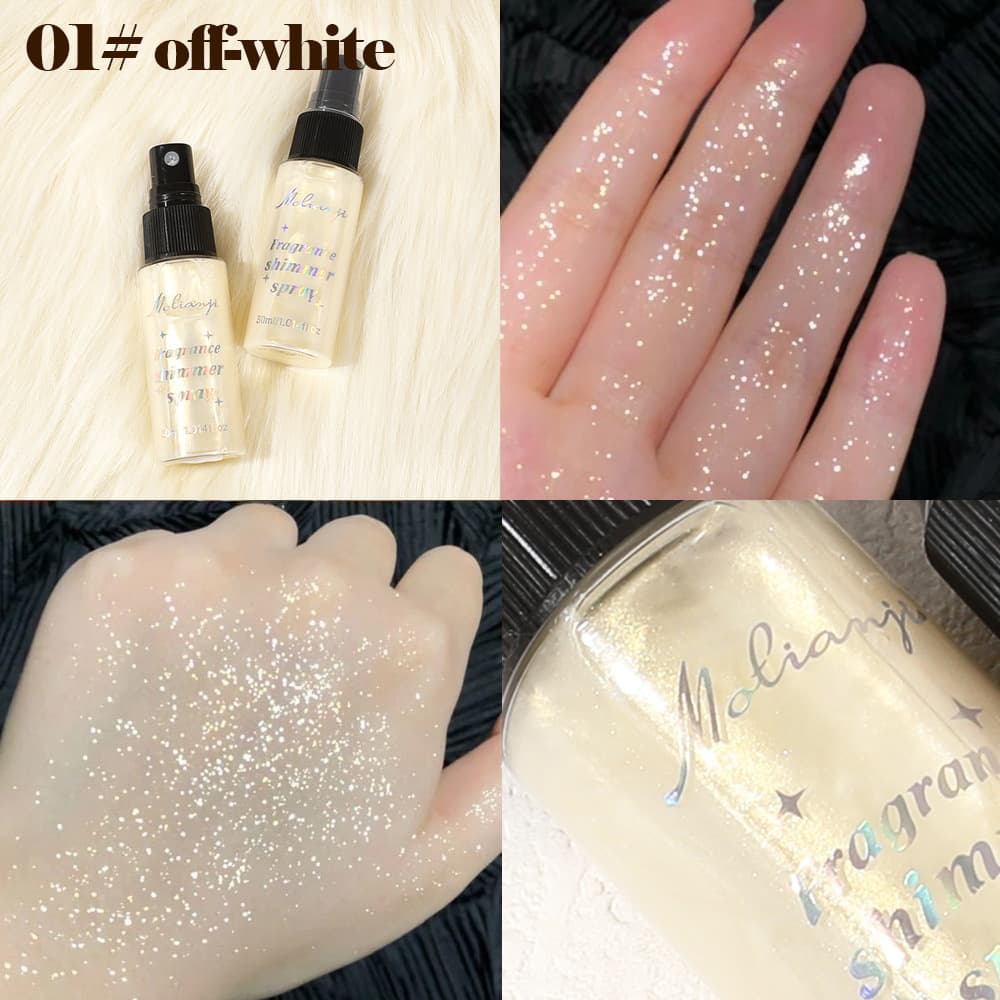 Cross-border Special Supply Glitter Spray Display Box Body Highlighter Collarbone Highlighter Powder Pearl Shimmer Glitter Powder Stage Makeup