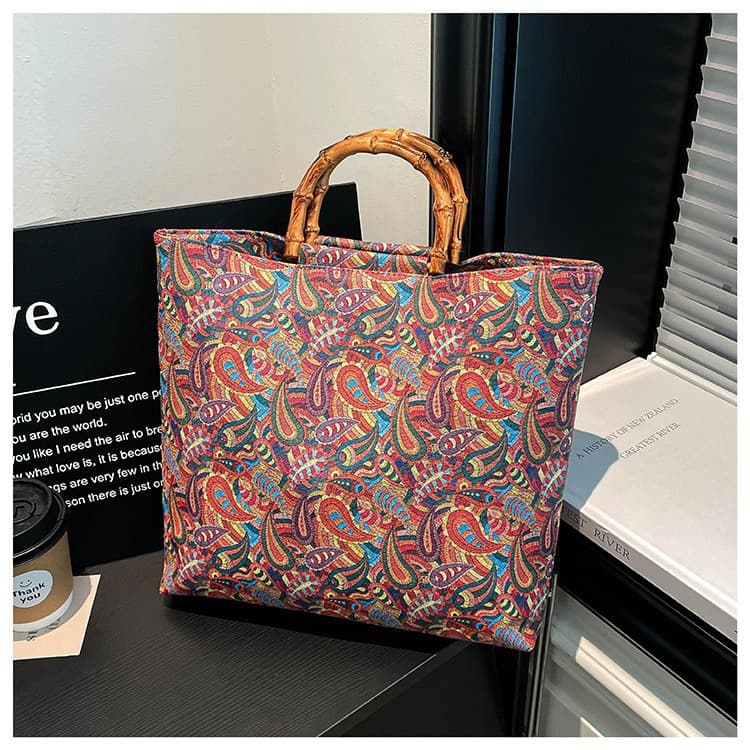 2026 Handbag Shoulder Bag Mommy Bag New Chinese Style Tote Bag Versatile Large Bag Women New Chinese Tote