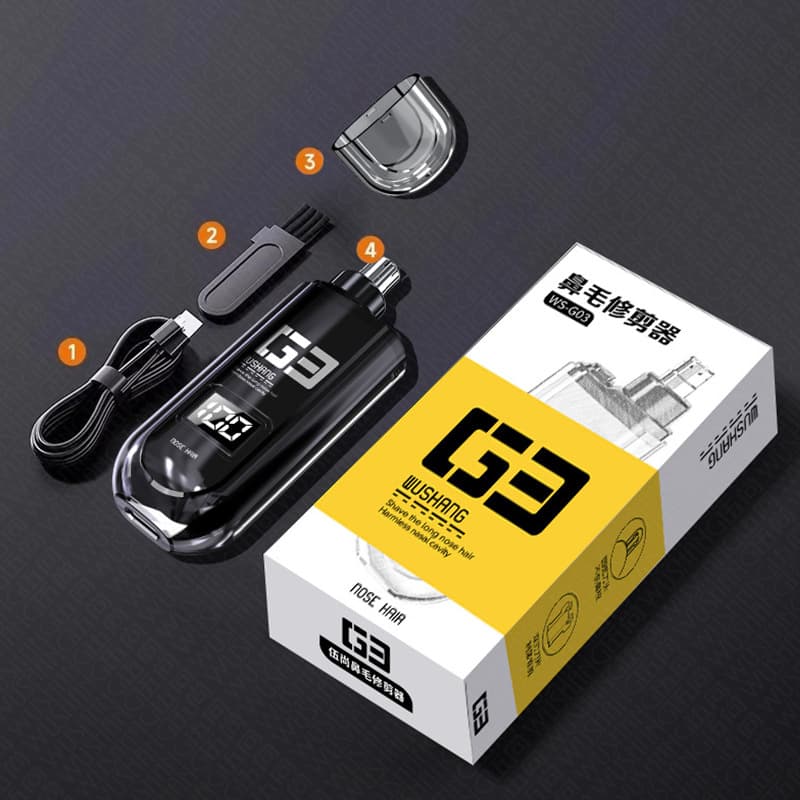 Men's Electric Nose Hair Trimmer Nose Hair Shaver Trimmer Charging Hair Remover