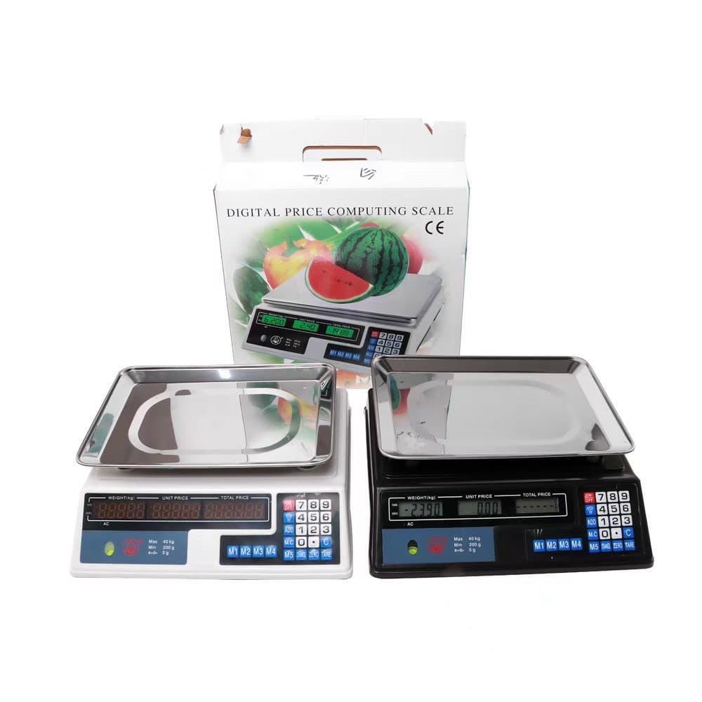 Commercial Pricing Scale Platform Scale 30KG for Fruit, Vegetable Market, Home Kitchen Weighing Electronic Scale
